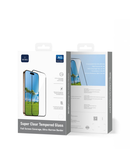 Cristal templado 2.5D para iPhone 17 Pro/18 Pro