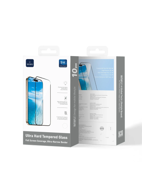 (Pack of 10) Tempered Glass Screen Protector for iPhone 12