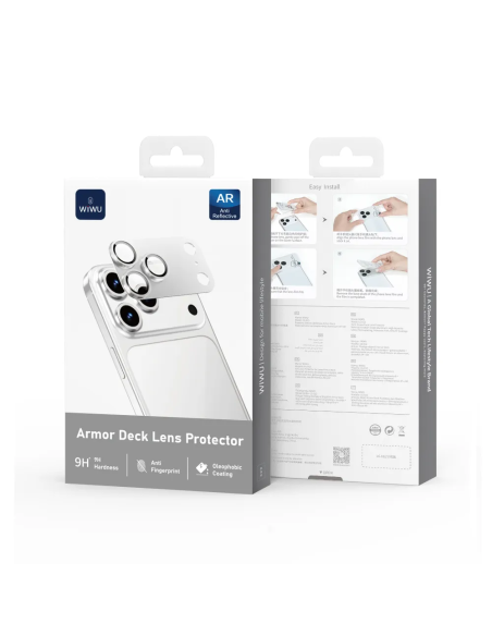 Protector Lente iPhone 17 Pro Plata