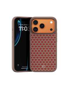 Benks ArmorPro ArmorGrid Funda Kevlar® iPhone 17 Pro Naranja Terra