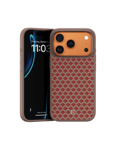 Benks ArmorPro ArmorGrid Funda Kevlar® iP17 Pro Max Naranja