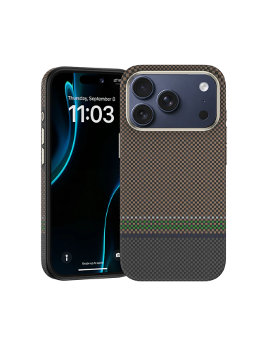 Benks ArmorPro Funda Kevlar® iPhone 17 Pro Nature Edition