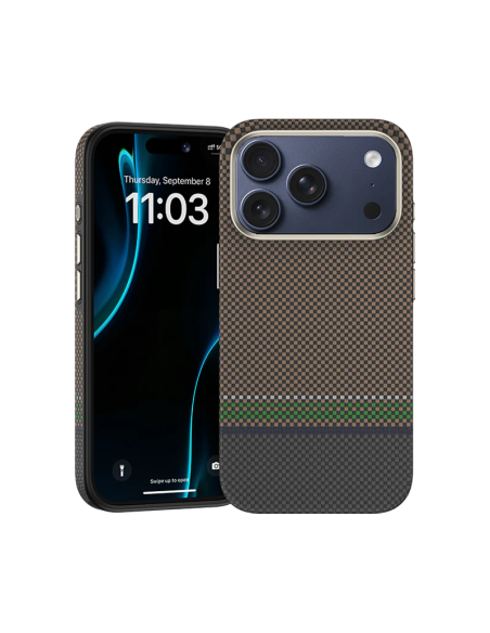 Benks ArmorPro Funda Kevlar® iPhone 17 Pro Nature Edition