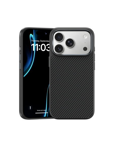 Benks ArmorPro 600D Funda Kevlar® iP17 Pro Negro