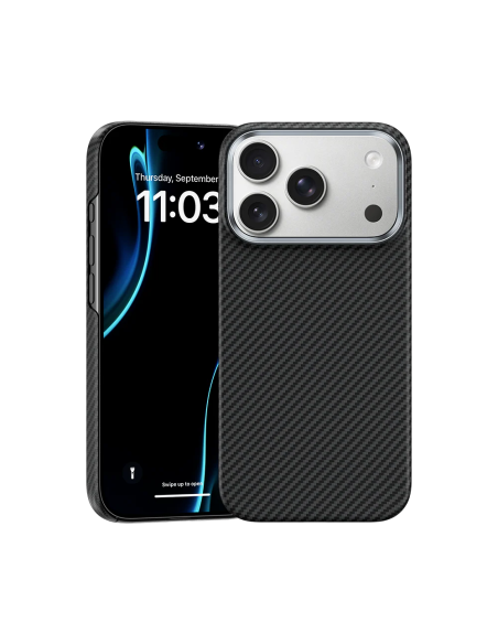 Benks ArmorAir 600D Funda Kevlar® iPhone 17 Pro Max Negro