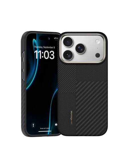 Benks ArmorAir Montage Funda Kevlar® iP17 Pro Max Negro