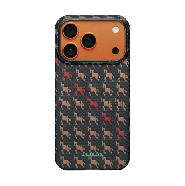 PITAKA – Funda UltraSlim iPhone 17 Pro Ebon Kylin Fibra Aramida