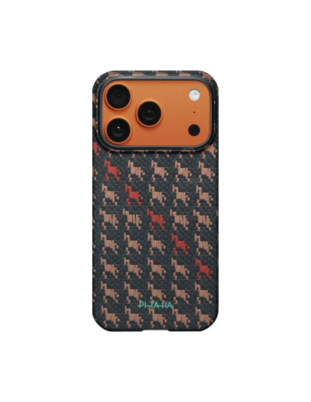 PITAKA – Funda UltraSlim iPhone 17 Pro Ebon Kylin Fibra Aramida