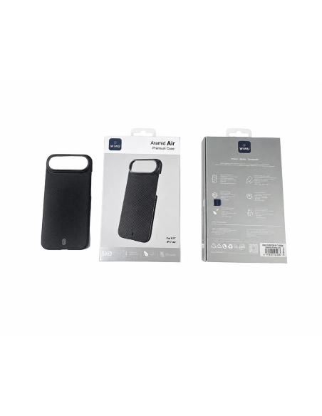 Funda iPhone 17 Air Fibra de Aramida con MagSafe Negro Aramid Air