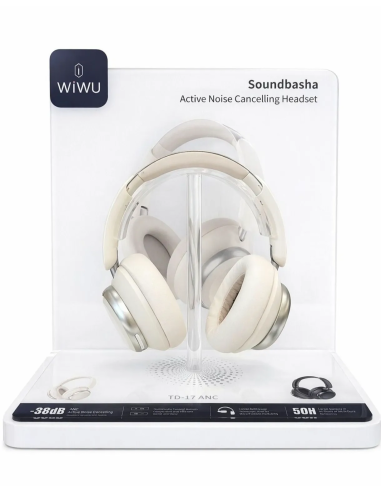 Pack of 20 Soundbasha TD-17 ANC Bluetooth Headphones + Free Display Stand