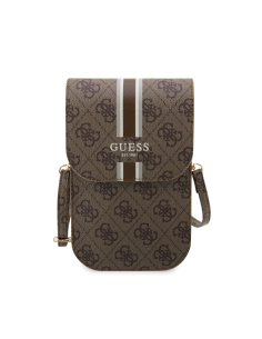 GUESS – Brown All-Purpose Bag with Strap and Phone Card Holder