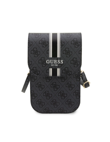GUESS – Black Universal Bag with Strap and Phone Card Holder