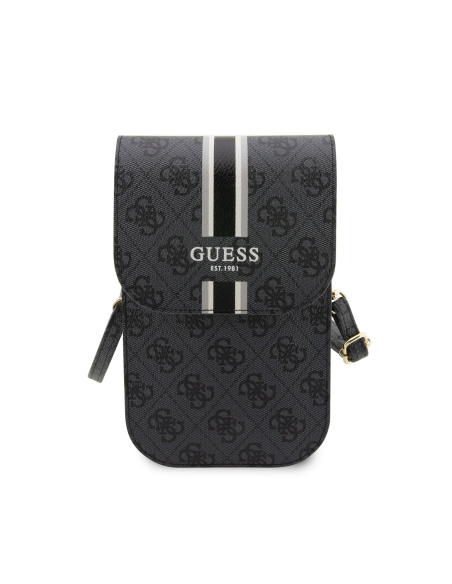 GUESS – Black Universal Bag with Strap and Phone Card Holder