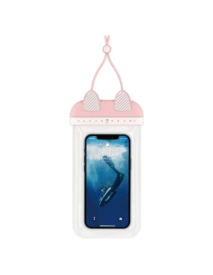 Funda Impermeable Kitty Rosa