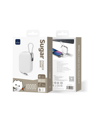 Powerbank de 10000 mAh y 22,5 W Blanco