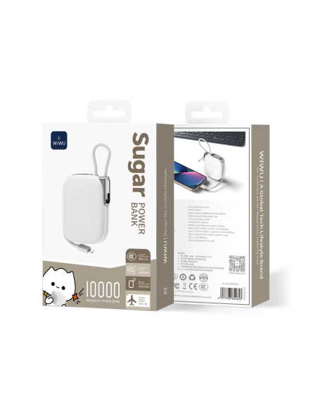 Powerbank de 10000 mAh y 22,5 W Blanco