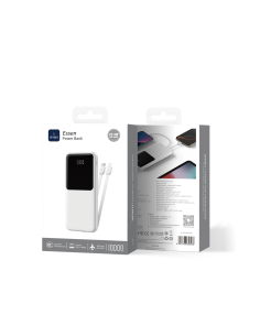 22.5W Power Bank Essen 2A 1C 10000 mAh Blanco