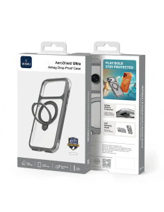 Funda iPhone 17 Pro Max Aero Shield pro Premium Gris