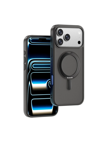 Funda iPhone 17 Pro/18 Pro con soporte Magsafe Armor Ultra (Negro mate)