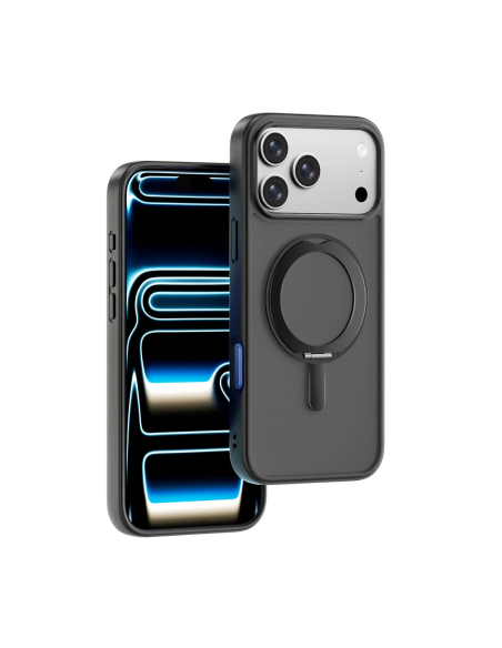 Funda iPhone 17 Pro/18 Pro con soporte Magsafe Armor Ultra (Negro mate)