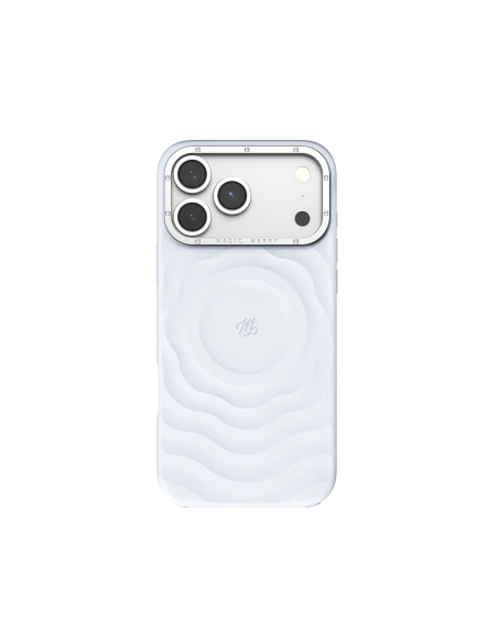 Funda iPhone 18 Pro Max/17 Pro Max Magic Merry (Azul glaciar)