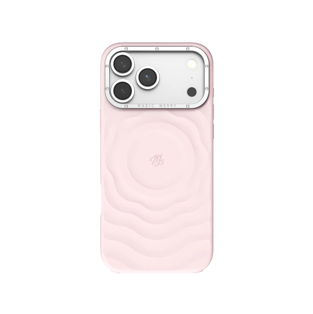 Funda iPhone 18 Pro/17 Pro Magic Merry (Rosa melocotón)