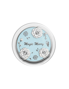 Soporte anillo magnético Flores Azules Magic Merry