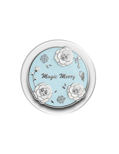 Soporte anillo magnético Flores Azules Magic Merry