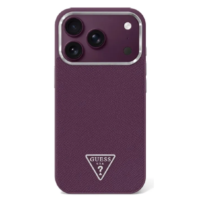 Funda Guess iPhone 18/17 Pro Triangle Burdeos | WiWU Mayorista B2B