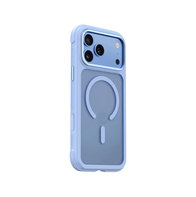 Funda iPhone 17 Pro Max/18 Pro Max con Magsafe AreoArmor Pro (Azul claro mate)