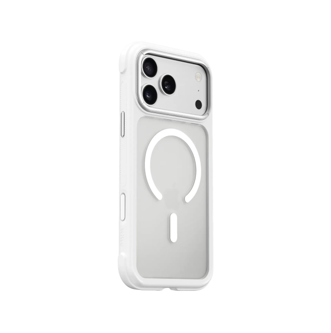 Funda iPhone 18/17 Pro Max MagSafe AeroArmor Blanco Mate | WiWU