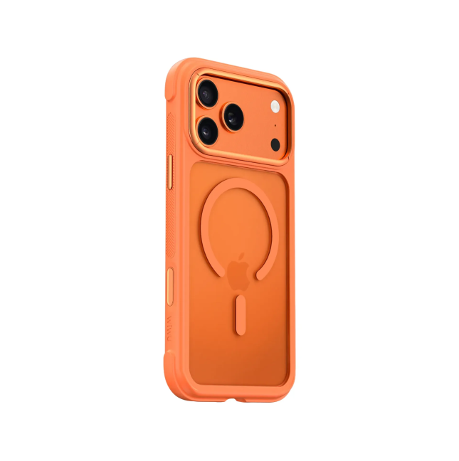 Funda iPhone 17/18 Pro MagSafe AeroArmor Naranja | WiWU