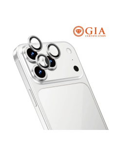 Protector de lentes iPhone 18 Pro/18 Pro Max Sapphire (Plata)