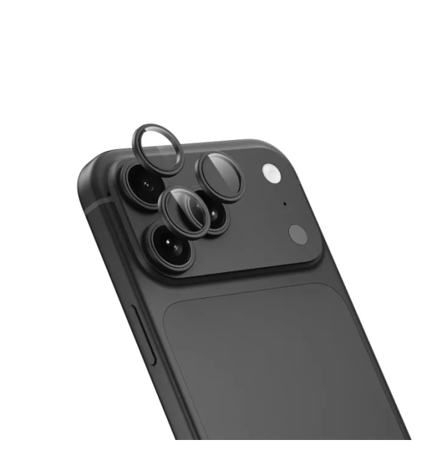 Protector de lentes iPhone 18 Pro/18 Pro Max Titan 3D (Negro)