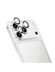 Protector de lentes iPhone 18 Pro/18 Pro Max Titan 3D (Plata)