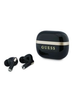 Auriculares TWS Guess Logo Dorado Negro | WiWU Mayorista B2B