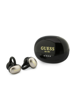 Auriculares OWS GUESS con logotipo clásico (Negro)