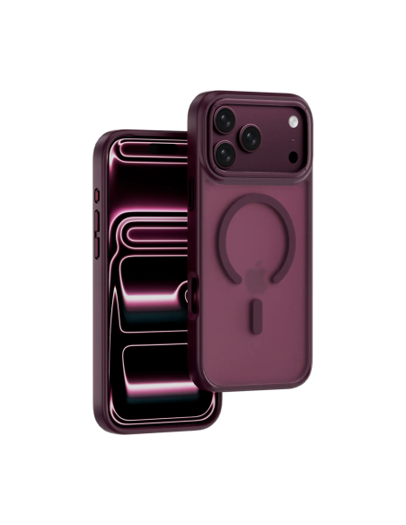 Funda iPhone 18 Pro Max/17 Pro Max con MagSafe Mate Burdeos ARMOR PRO