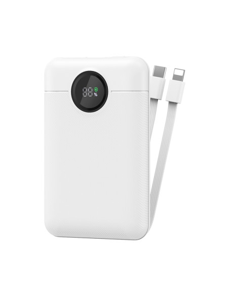 Batería Externa Galaxy 10000 mAh Blanca