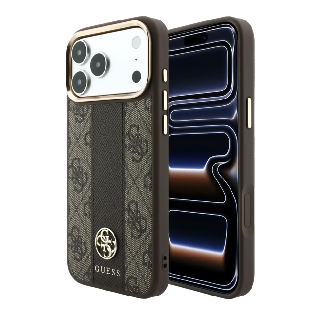 Funda Guess iPhone 18/17 Pro Max Banda 4G Marrón | WiWU B2B