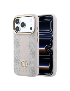 Funda Guess iPhone 18/17 Pro Banda 4G Rosa | WiWU Mayorista B2B