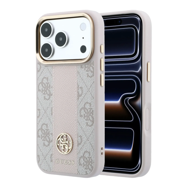 Funda Guess iPhone 18/17 Pro Max Banda 4G Rosa | WiWU B2B Mayorista
