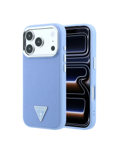 Funda Guess iPhone 18/17 Pro Max Triangle Logo Azul Claro | WiWU B2B
