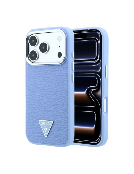 Funda Guess iPhone 18/17 Pro Triangle Azul Claro | WiWU Mayorista B2B
