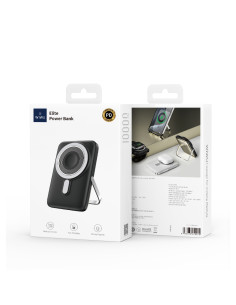 Batería Externa Magnetic 3 en 1 de 10000 mAh, Negro