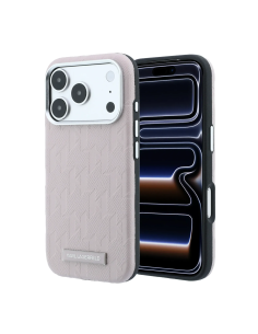 Funda Karl Lagerfeld para iPhone 18 Pro Max/17 Pro Max con Magsafe (Rosa)
