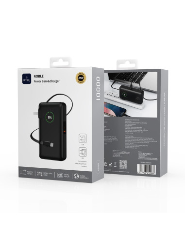 Noble 35W 10,000mAH Black External Battery