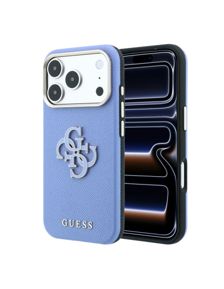 Funda Guess iPhone 18/17 Pro Max Logo 4G Azul Claro | WiWU B2B