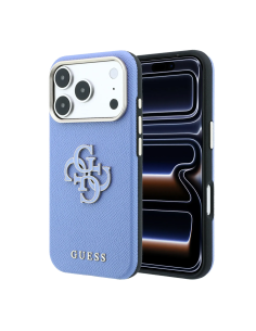 Funda Guess iPhone 18/17 Pro Logo 4G Azul Claro | WiWU B2B Mayorista