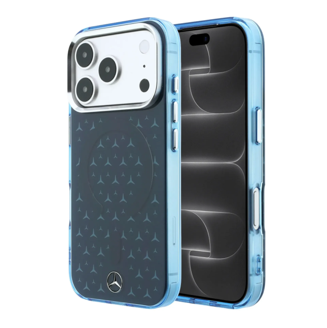 Funda Mercedes Benz para iPhone 18 Pro Max/17 Pro Max con Magsafe (Azul marino)